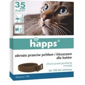 BROS-HAPPS-obroża przeciw pchłom dla kotów