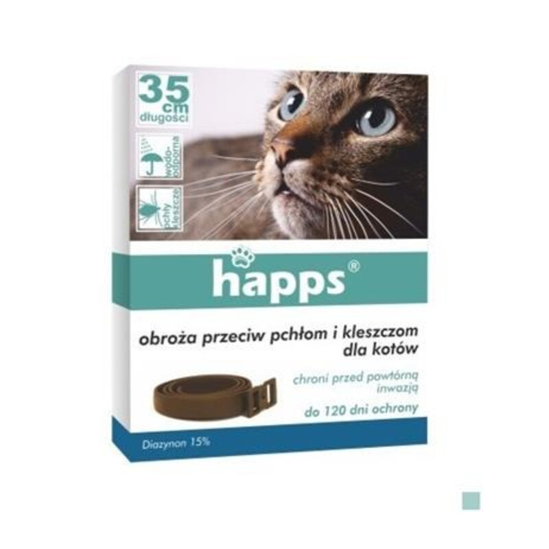 BROS-HAPPS-obroża przeciw pchłom dla kotów