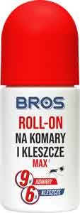 Bros- roll-on płyn na komary i kleszcze Max 50 ml