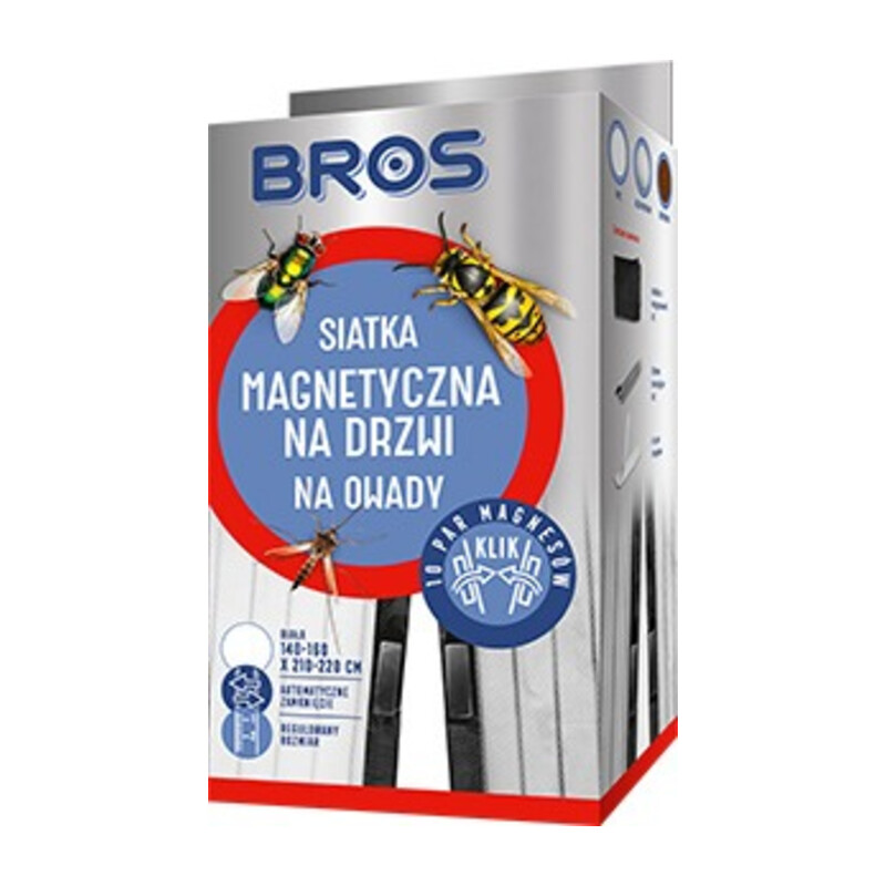 BROS-siatka na drzwi 160x220-biała
