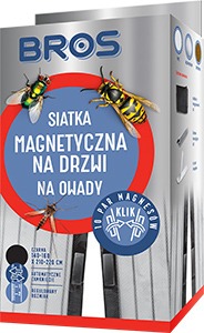 BROS-siatka magnetyczna na drzwi 160x220-czarna