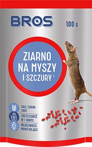 BROS-ziarno na myszy i szczury 100 g – doypack
