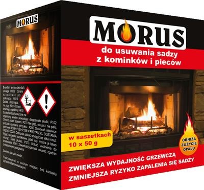 MORUS-proszek do usuwania sadzy z kominków i pieców 50 g / saszetka /