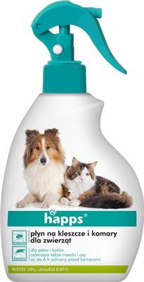 BROS-HAPPS-płyn na komary i kleszcze dla zwierząt 200 ml