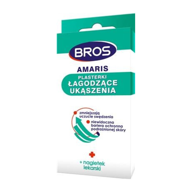 BROS-Amaris – plasterki łagodzące ukąszenia 20 szt.