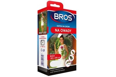 BROS-siatka na drzwi 140x220-biała