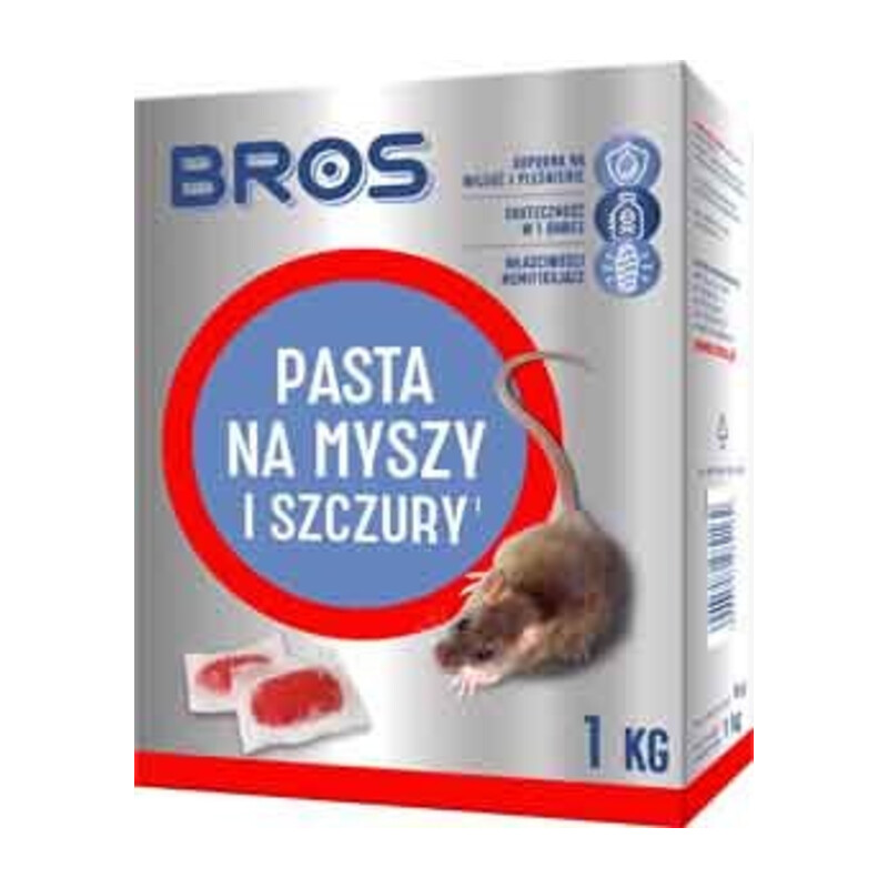 BROS-pasta na myszy i szczury 1 kg