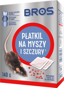 BROS-płatki na myszy i szczury 140 g