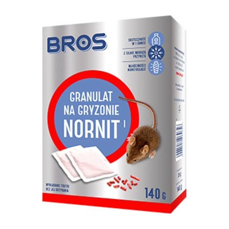 BROS-granulat na gryzonie /Nornit/ 140 g