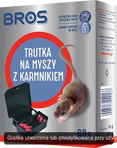 BROS-trutka na myszy z karmnikiem 60 g