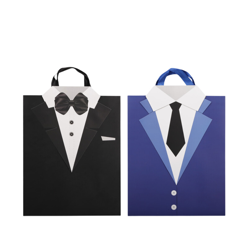 Torebka prezentowa z odzobą 3D GENTLEMAN 260 × 320 × 120 mm