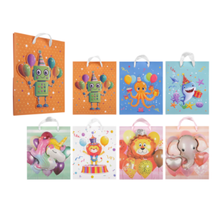 Torebka prezentowa 3D LITTLE ANIMALS M 180 × 220 × 100 mm