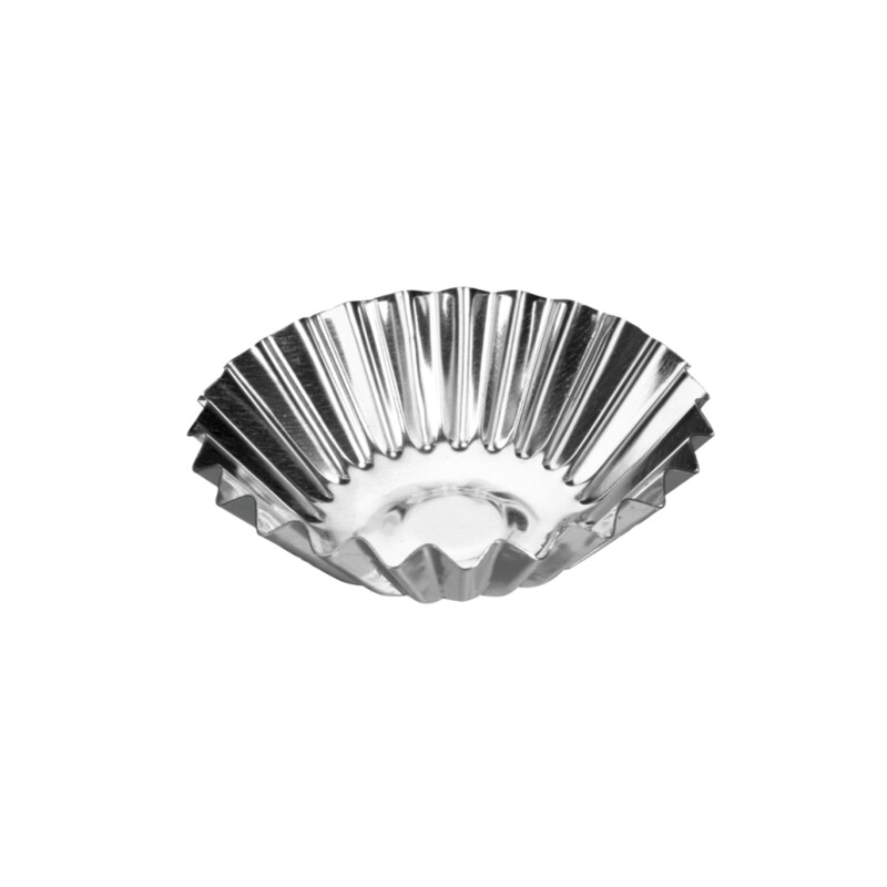 Komplet foremek do babeczek PLATINO 7 cm 6 szt.