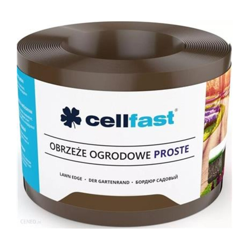 Obrzeże ogrodowe 20 cm x 9 m brązowe 30-013 h