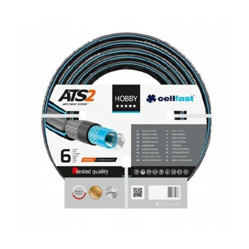 Wąż ogrodowy hobby ats 1/2" 25 mb 16-200
