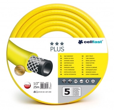 Wąż ogrodowy plus 1/2" 25 mb 10-200