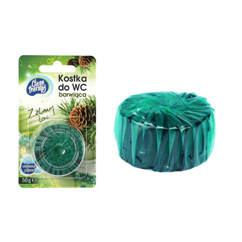 CT Kostka barwiąca do WC 50 g ZIELONY LAS