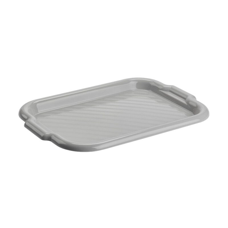 Taca prostokątna MOLLY 40 × 28 cm szary