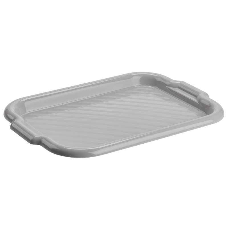 Taca prostokątna MOLLY 40 × 28 cm szary