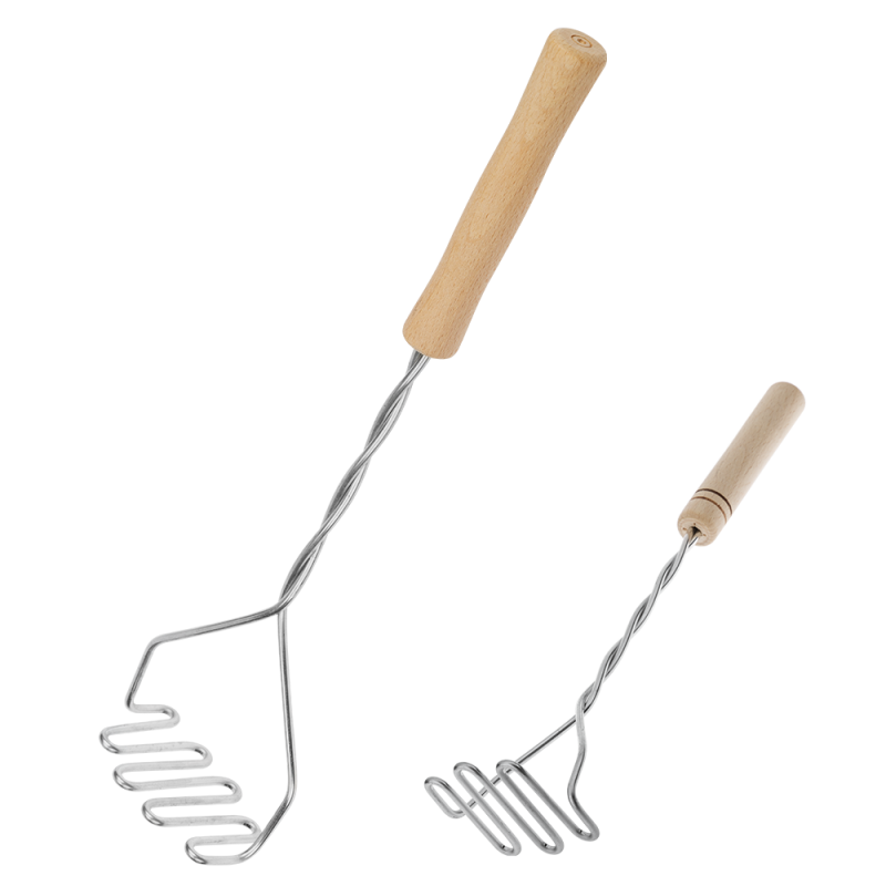 Ubijak do ziemniaków duży metal / drewno BALDO