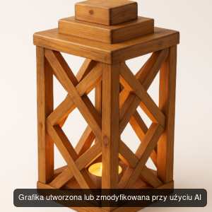 Latarnia lampion ogrodowa świecznik wysokość 45 cm