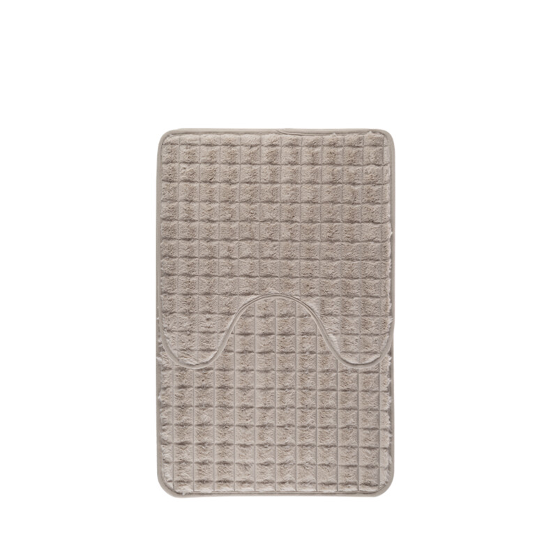 Komplet dywaników łazienkowych PANAMA 45 × 70 / 45 × 45 cm – 2 elementy, beżowy
