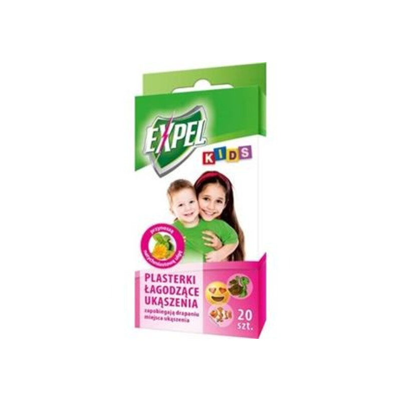 Expel Kids – plasterki łagodzące ukąszenia 20 szt.