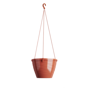 Doniczka wisząca Aurora 23 cm – kolor terakota