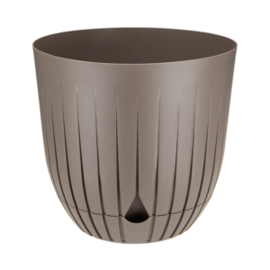 Doniczka Britta 16 cm – kolor taupe