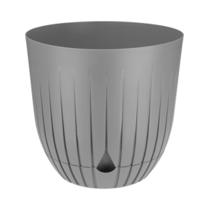 Doniczka Britta 26 cm – kolor szary