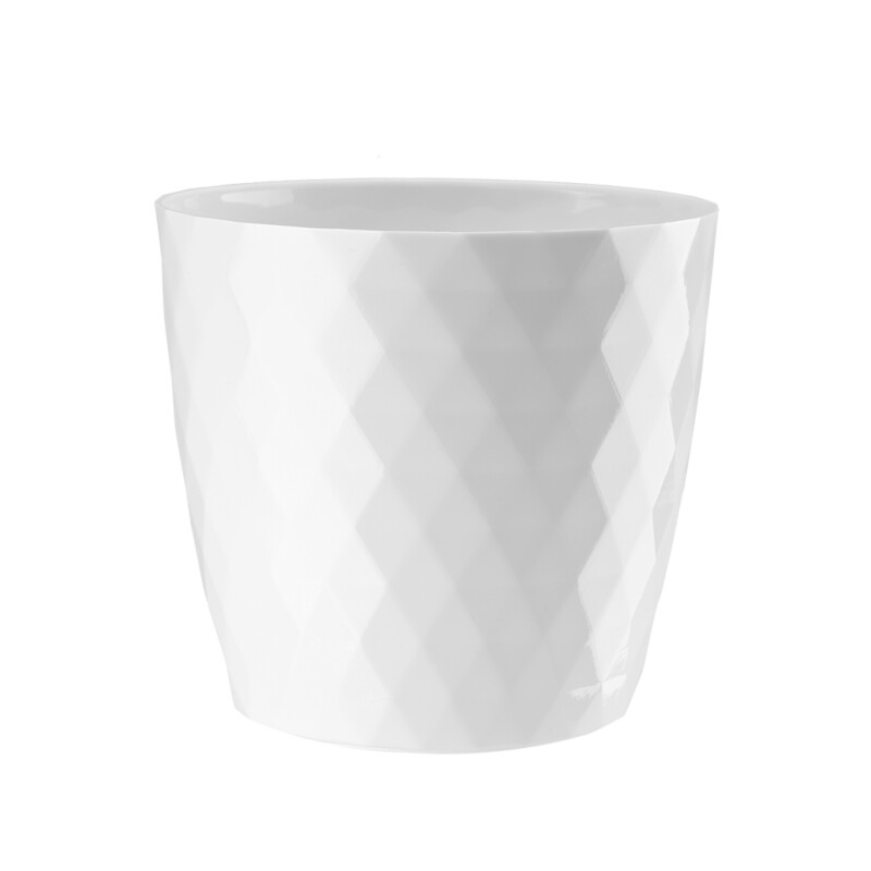 Doniczka Cristal 20 cm – kolor biały