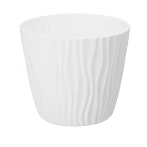Doniczka Sahara 14 cm – kolor biały