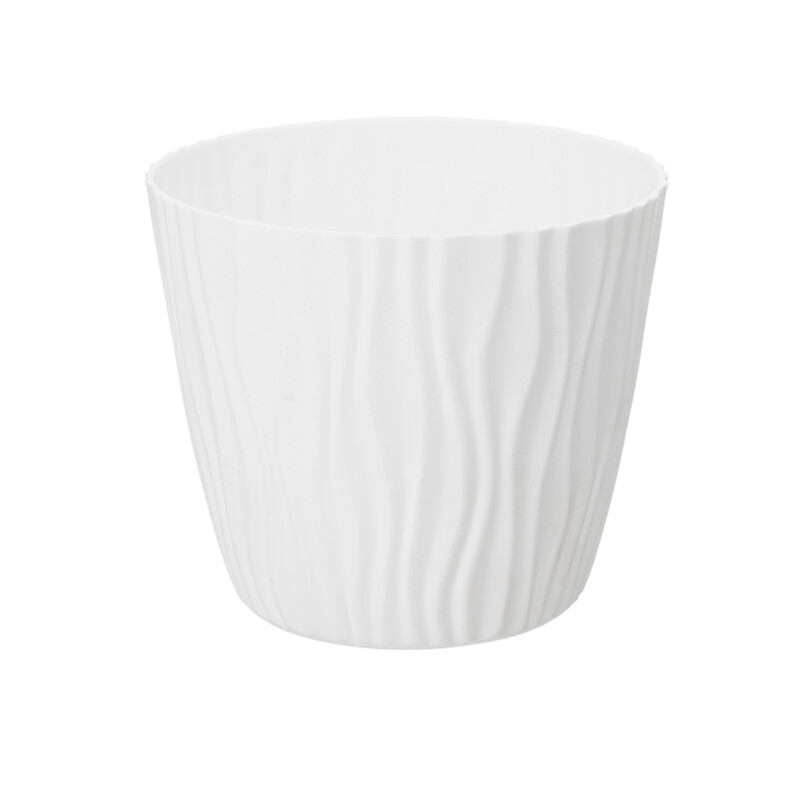 Doniczka Sahara 18 cm – kolor biały