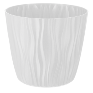 Doniczka Sahara 22 cm – kolor biały
