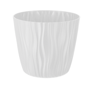 Doniczka Sahara 28 cm – kolor biały