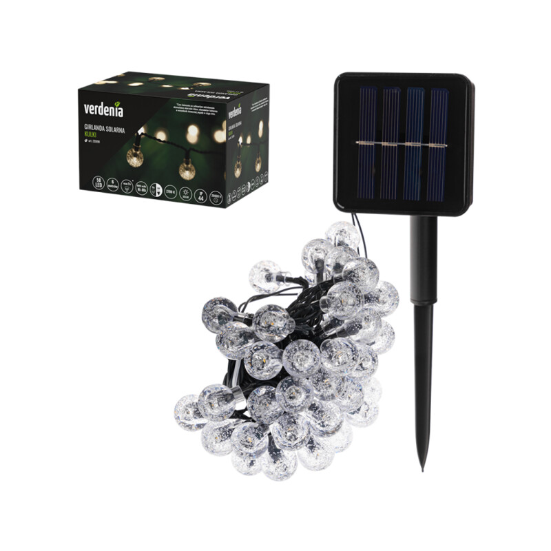 Girlanda solarna KULKI 50 LED 6 m