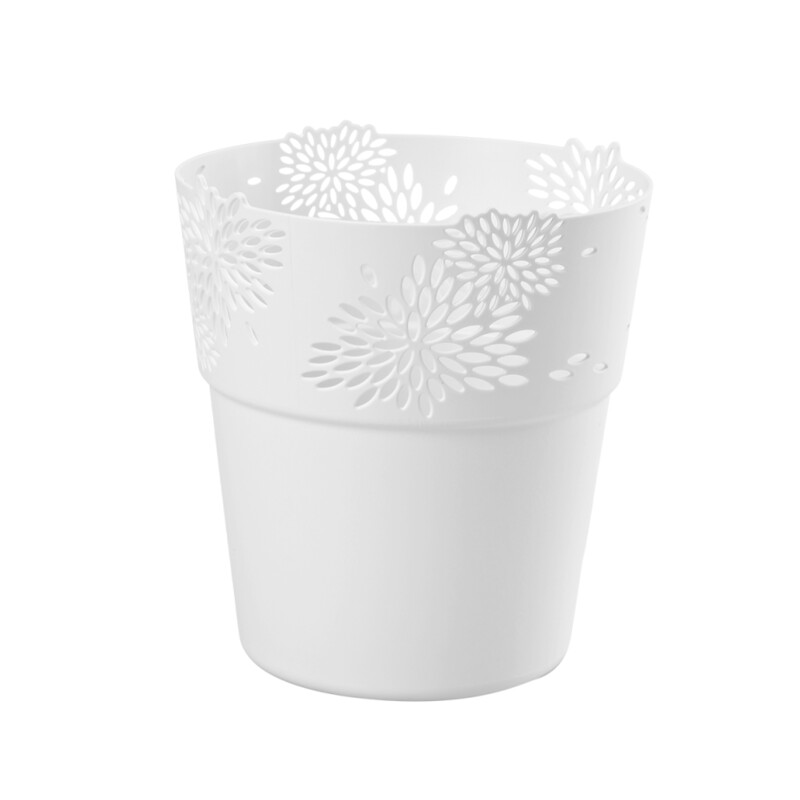 Osłonka Aster 13 cm – kolor biały