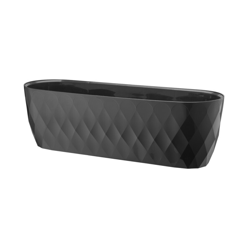 Osłonka owalna Karo 47 cm – kolor antracytowy