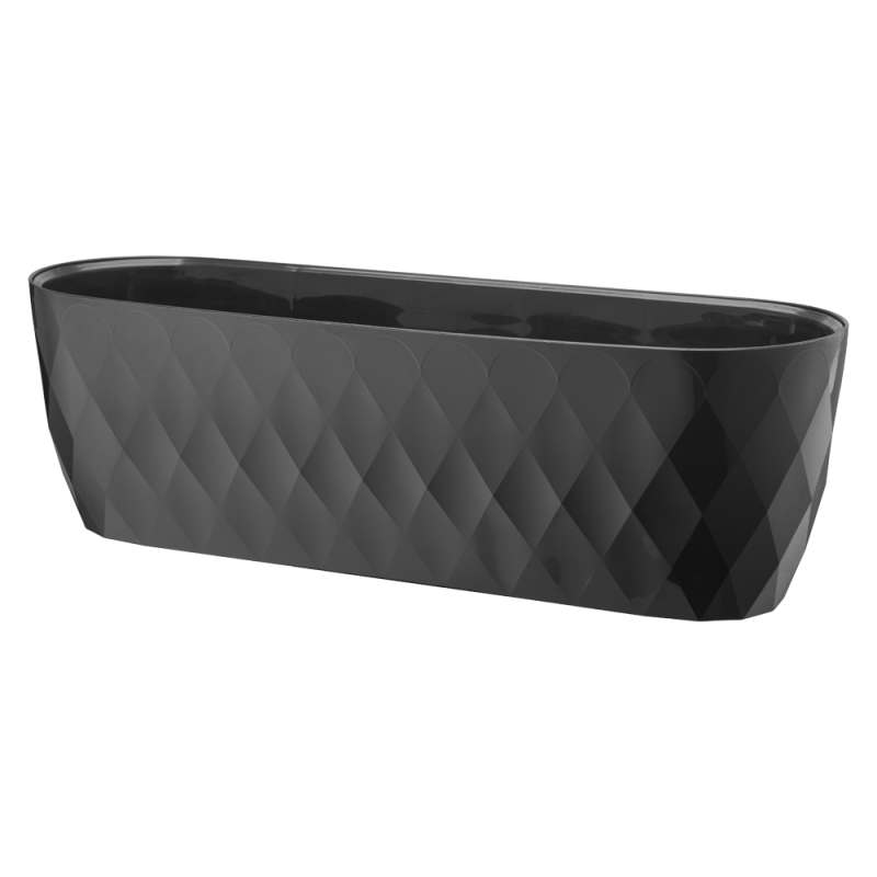 Osłonka owalna Karo 47 cm – kolor antracytowy