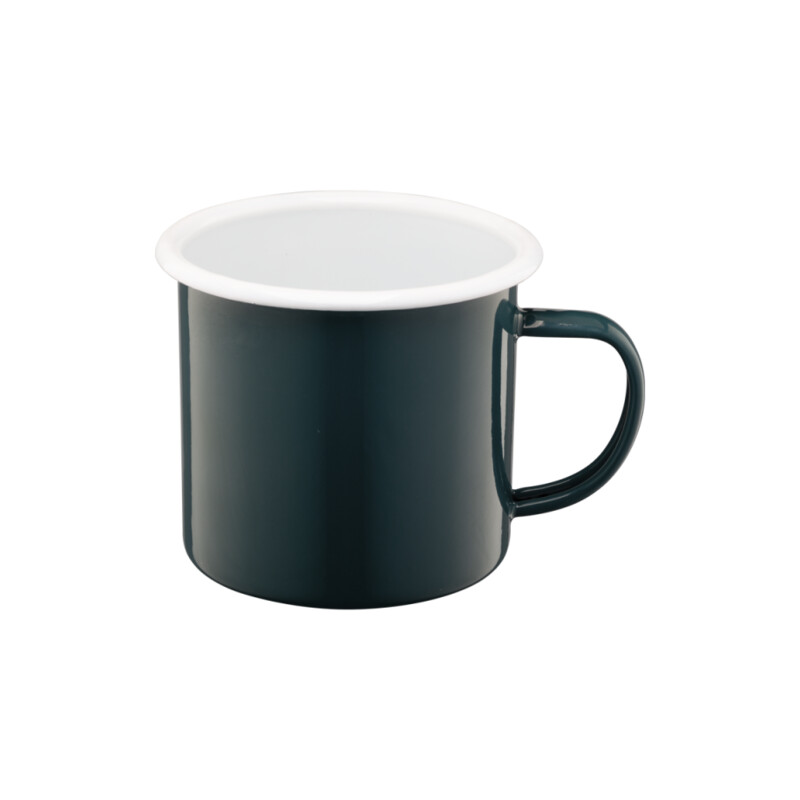 Kubek emaliowany ROBERTO 9 cm / 0,5 l zielony