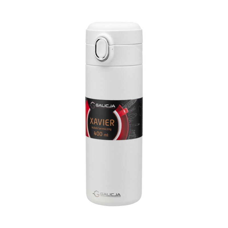 Kubek termiczny XAVIER 400 ml biały
