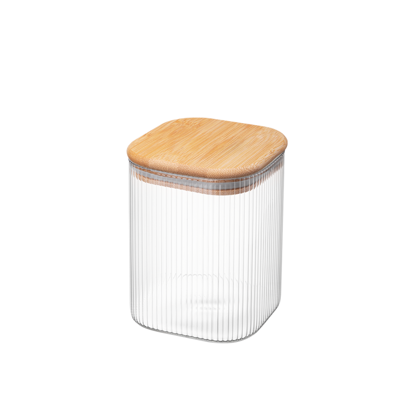 Pojemnik szklany kwadrat JEFF 850 ml