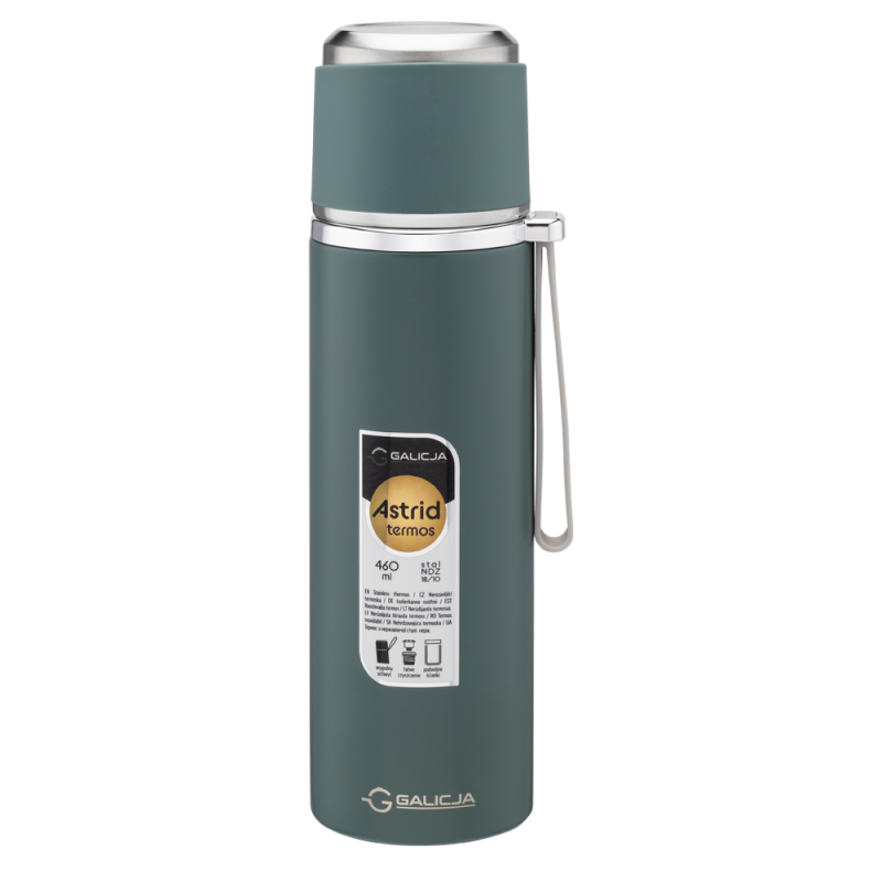 Termos nierdzewny ASTRID 460 ml zielony