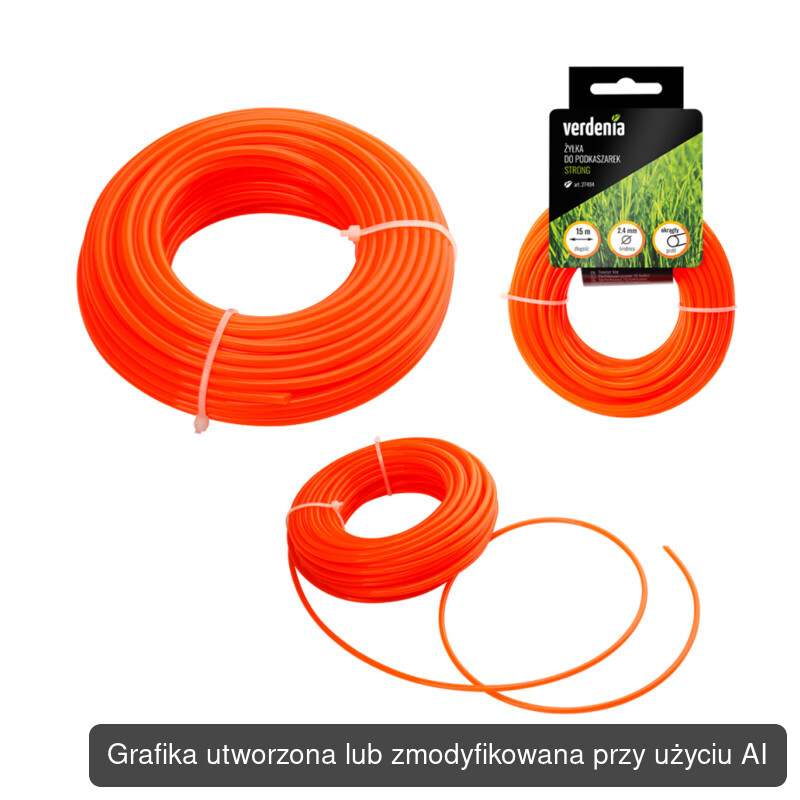Żyłka do podkaszarki STRONG, okrągła 2,4 mm × 15 m – 27494