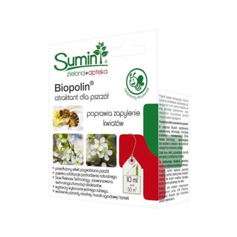 Biopolin 10 ml wabi pszczoły, trzmiele, długodziałąjący