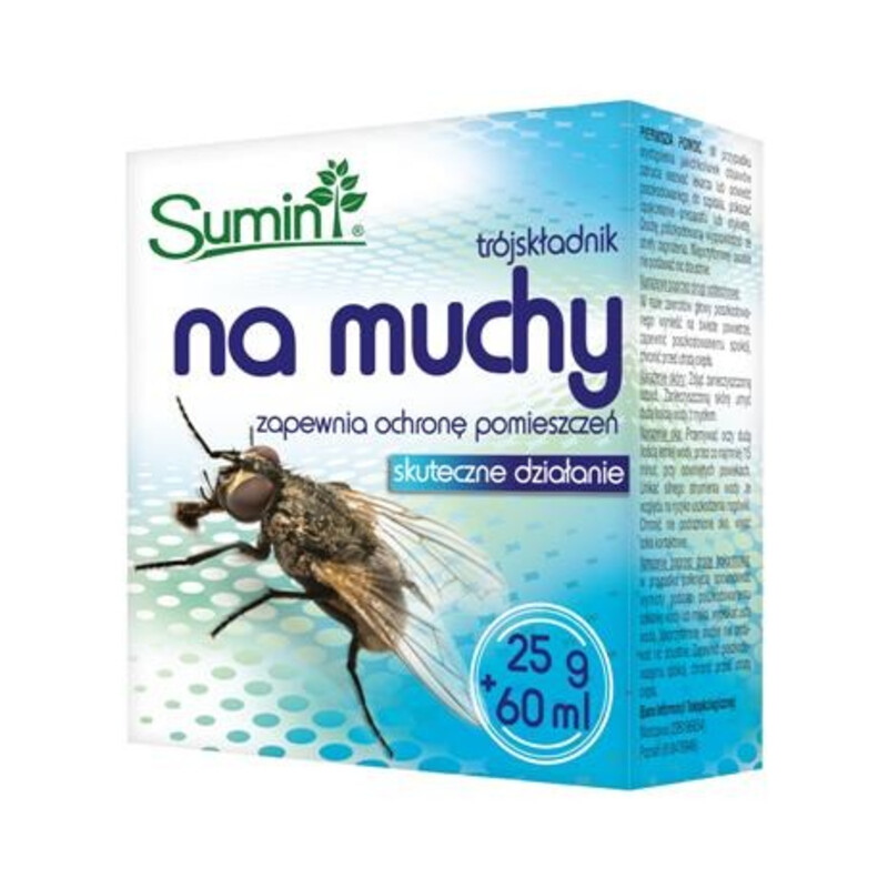 Trójskładnik na muchy 25 g+60 ml
