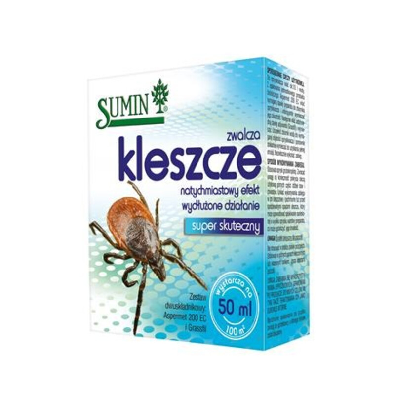 Shot 2 × 50 ml koncentrat do zwalczania kleszczy i komarów w ogrodzie