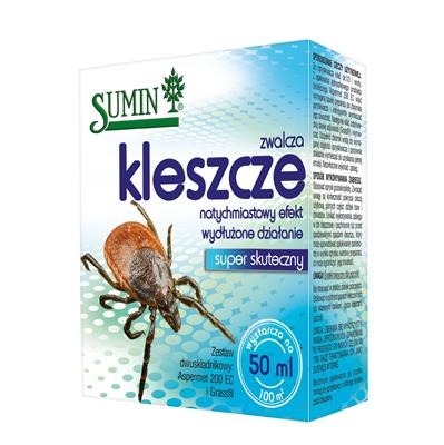 Shot 2 × 50 ml koncentrat do zwalczania kleszczy i komarów w ogrodzie