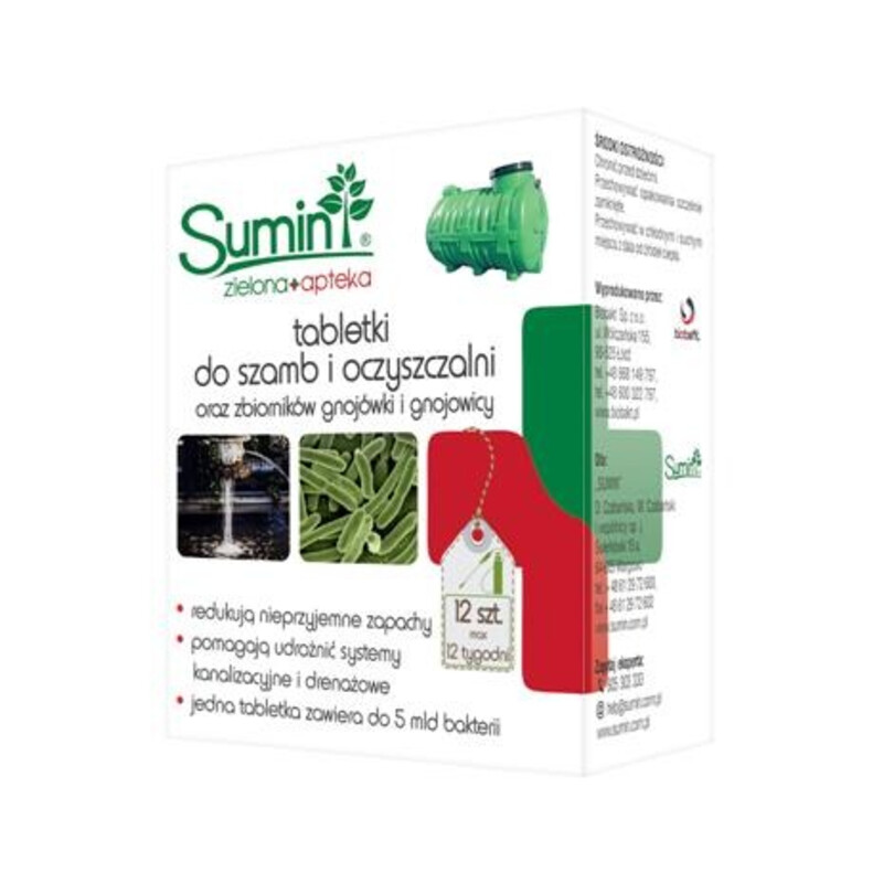 Biopreparat do szamb – tabletki a-12 szt.