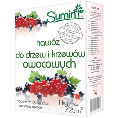Nawóz do drzew i krzewów owocowych 1 kg optymalny skład